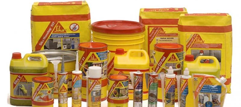 Các loại Sika được sử dụng phổ biến nhất hiện nay