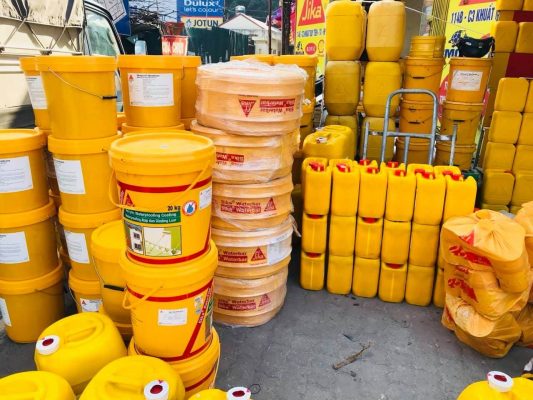 Cách vệ sinh chống thấm Sika