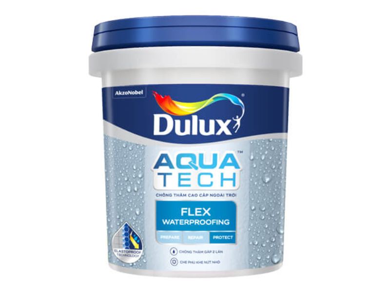 Sử dụng sơn chống thấm Dulux để sơn lên toàn bộ hoặc từng phần của mái tôn
