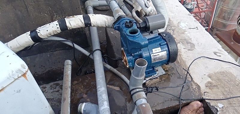 Máy bơm nước bị yếu