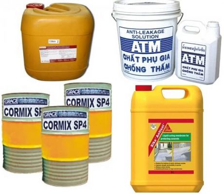 Một số các phụ gia hỗ trợ ngăn thấm nước tường nhà vệ sinh