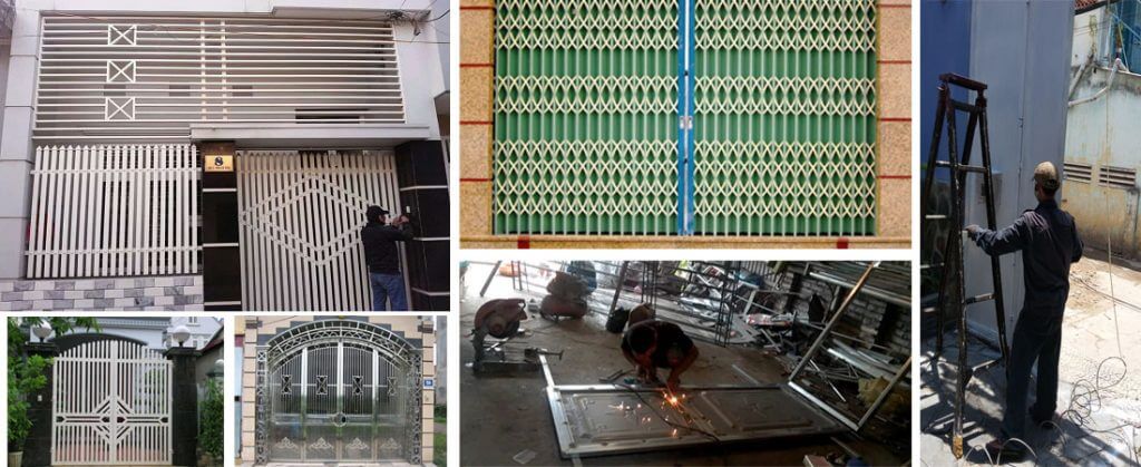 sửa cửa sắt