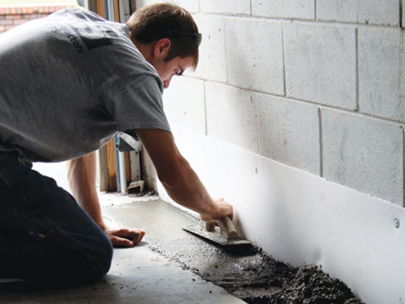 Bảo vệ cấu trúc xây dựng chống thấm tường giúp ngăn nước và độ ẩm xâm nhập
