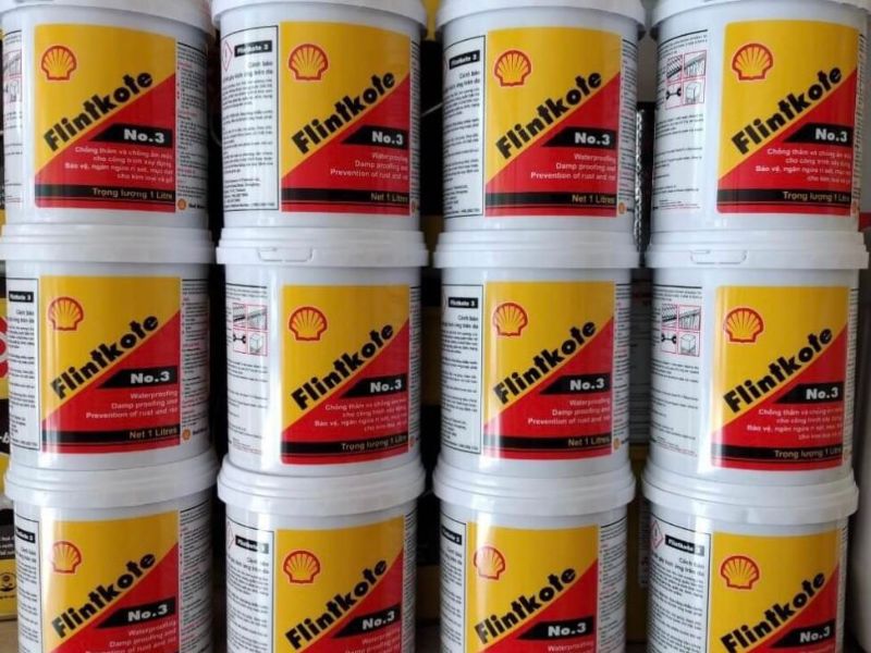 Flinkote chống thấm thường được sử dụng để tạo lớp bảo vệ chống thấm trên các bề mặt như tường
