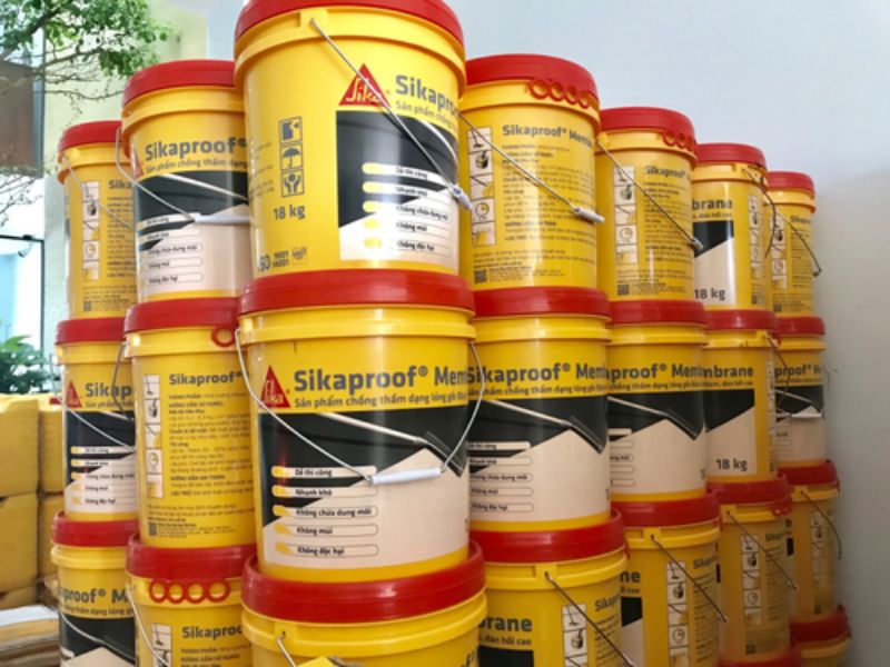 Sikaproof Membrane: Bảo vệ cấu trúc khỏi thấm nước.