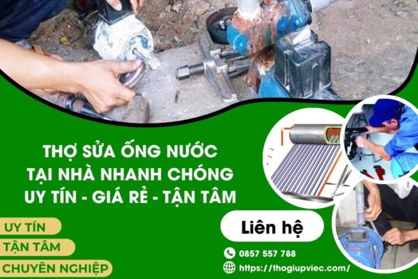 Thợ sửa ống nước tại nhà