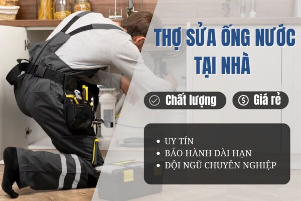 Thợ Giúp Việc cung cấp dịch vụ sửa ống nước với đội ngũ thợ chuyên nghiệp
