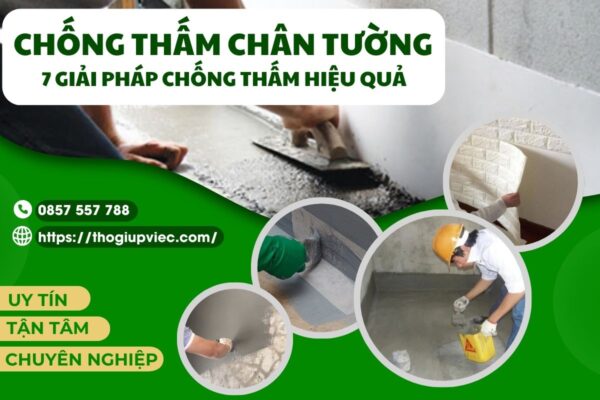 Chống thấm chân tường