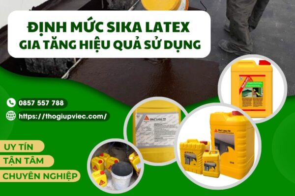 Định mức Sika Latex