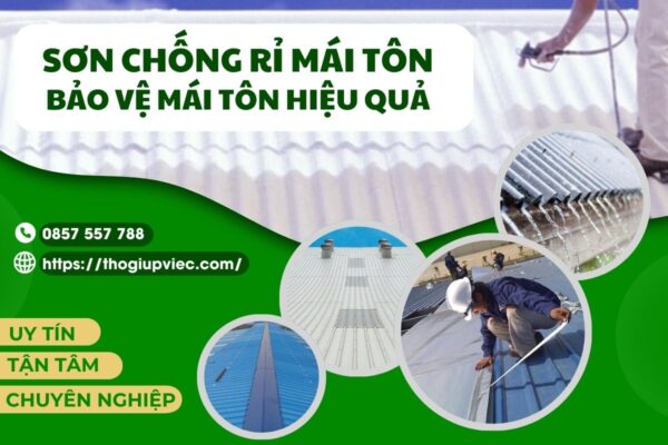 Chống thấm mái tôn giáp tường