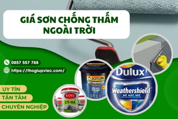 Giá sơn chống thấm ngoài trời