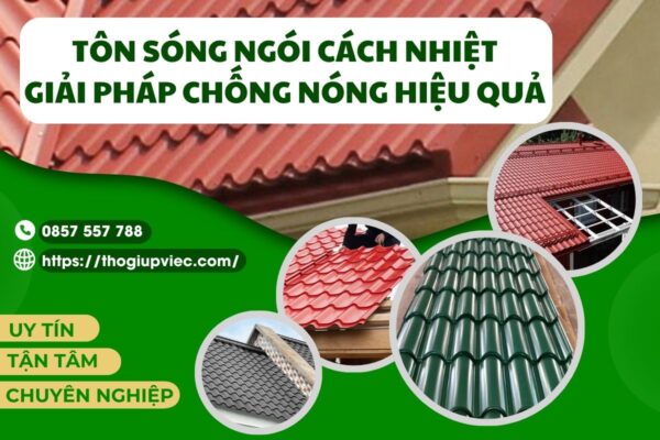 Tôn sóng ngói cách nhiệt