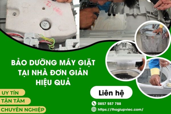 Bảo dưỡng máy giặt