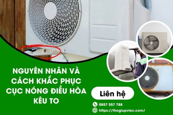 Cục nóng điều hòa kêu to