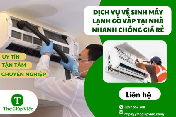 Vệ sinh máy lạnh Gò Vấp